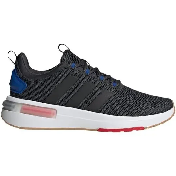 NWT adidas Men’s Racer TR23 Sneaker Carbon/Black/Royal Blue Size 9 Lightweight